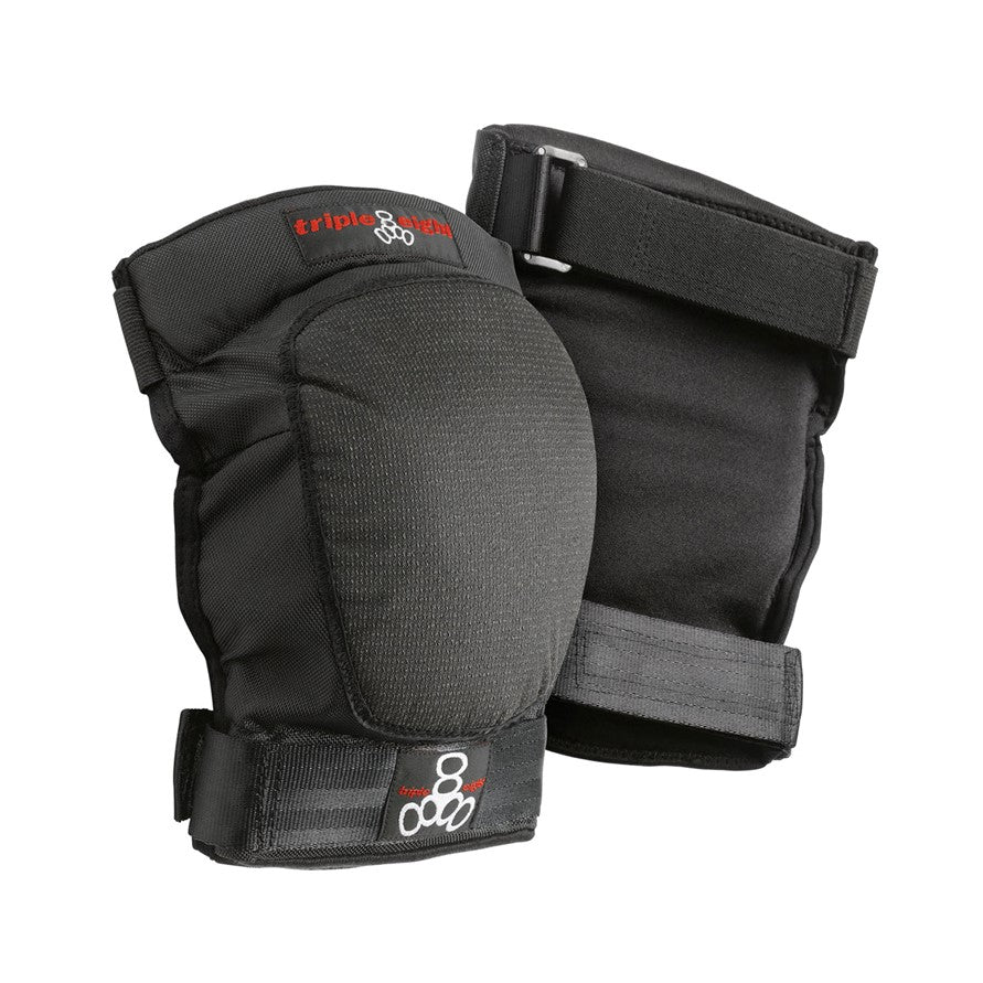 Triple 8 D-Tec Skate Knee Pads Black  Kevlar - Lucky Skates