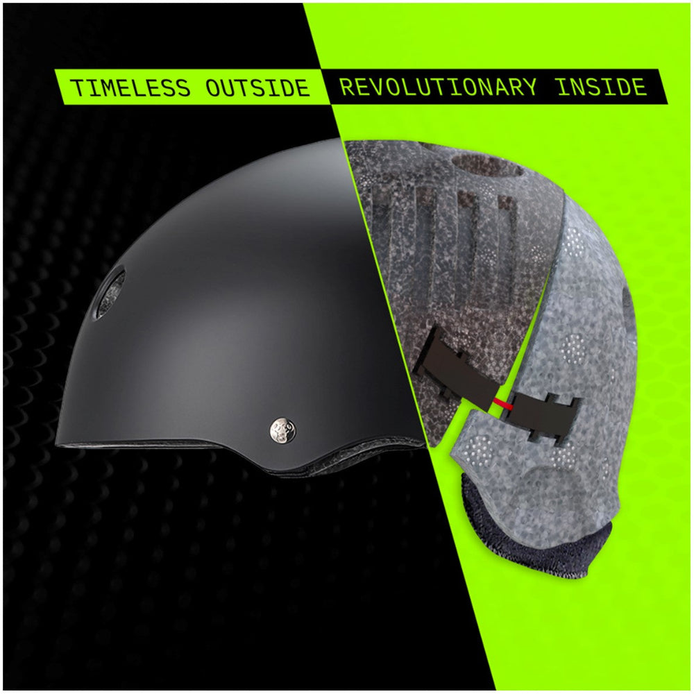 Triple 8 Deep Cover Hinge Technology Skate Helmet Design - Lucky Skates 