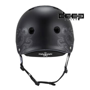 Triple 8 Deep Cover Sweatsaver Skate Helmet Black Matte Elliot Sloan - Lucky Skates
