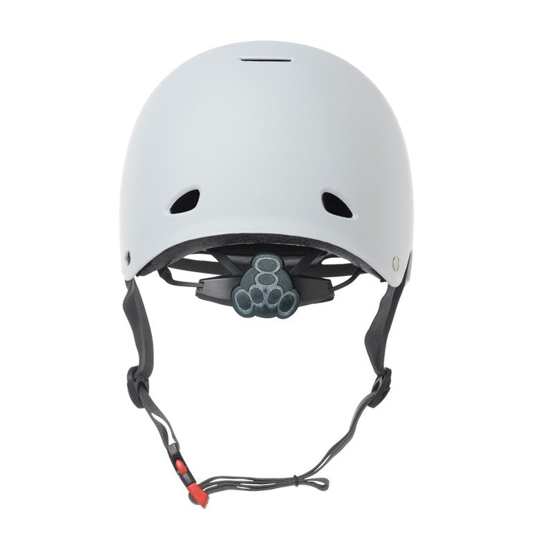 Triple 8 Gotham MIPS Skate Helmet White Rubber Dial Certified - Lucky Skates