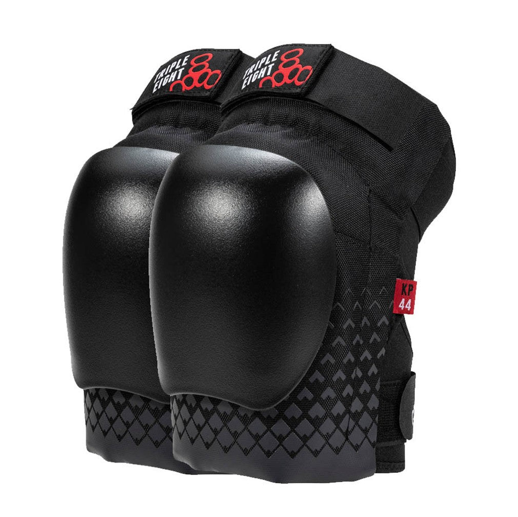 Triple 8 KP44 Skate Knee Pads Black - Lucky Skates
