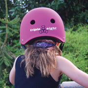 Triple 8 Lil 8 Youth Skate Helmet Neon Pink - Certified - Lucky Skates