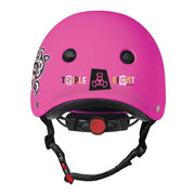 Triple 8 Lil 8 Youth Skate Helmet Staab Neon Pink - Certified - Lucky Skates