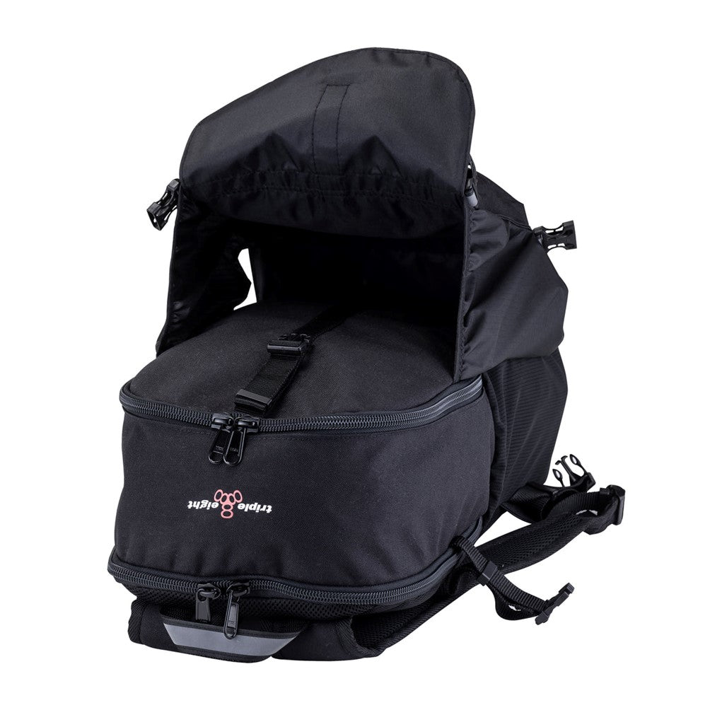 Triple Eight Quad25 Skate Backpack Black  - Lucky Skates