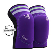 Triple 8 Reversible Soft Knee Pads Purple Barbie Patin Signature Edition - Lucky Skates 