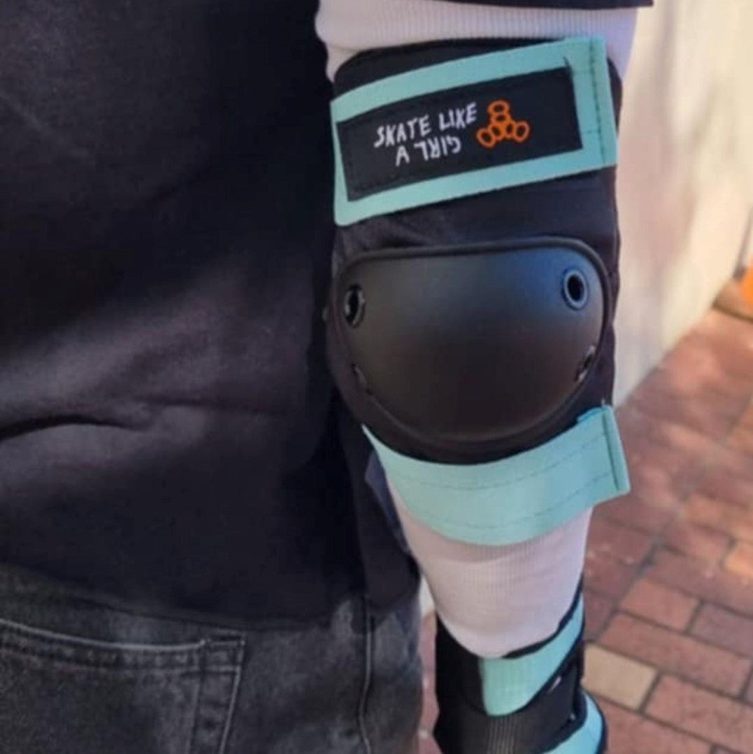 Triple 8 Saver Series Skate Like A Girl Elbow Pad - Lucky Skates