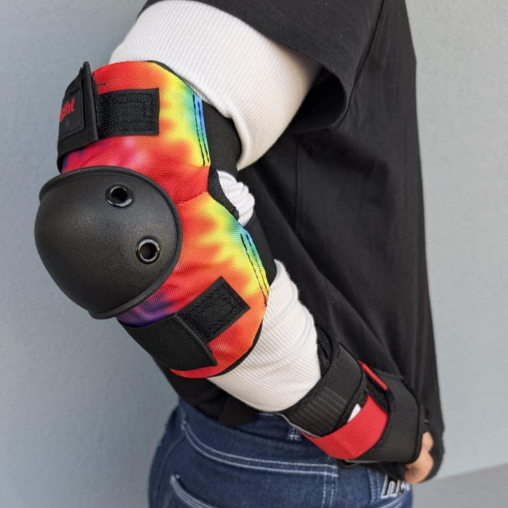 Triple 8 Tie Dye Junior 3-Pack Elbow Pad - Lucky Skates