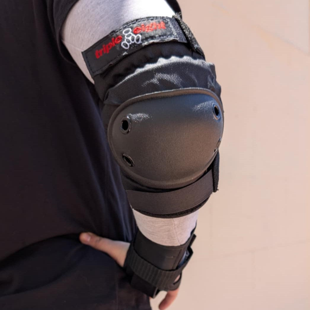 Triple 8 Sleeved Pad Set 3-Pack - Lucky Skates