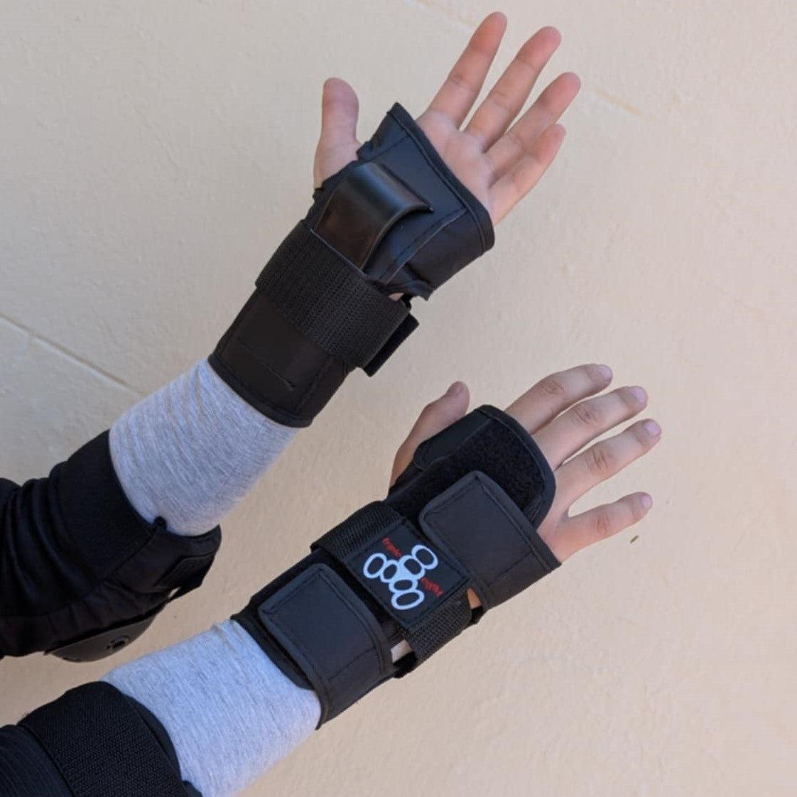 Triple 8 Sleeved Pad Set 3-Pack - Lucky Skates
