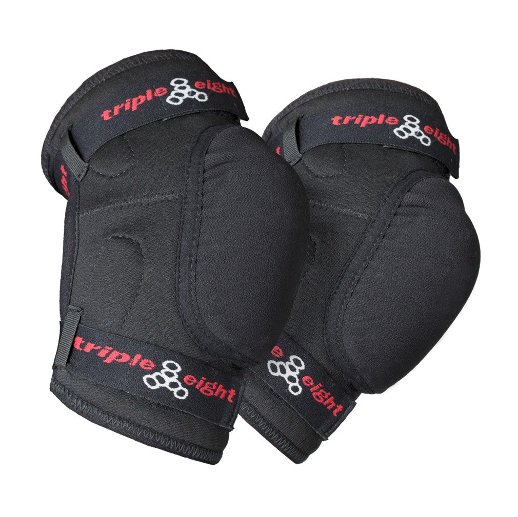 Triple 8 Stealth Hardcap Skate Elbow Pads Black - Lucky Skates
