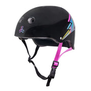 Triple 8 Certified Sweatsaver Skate Helmet Black Hologram - Lucky Skates