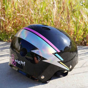 Triple 8 Certified Sweatsaver Skate Helmet Black Hologram - Lucky Skates