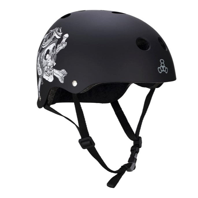 Triple 8 Certified Sweatsaver Skate Helmet Elliot Sloan - Lucky Skates