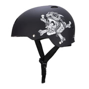 Triple 8 Certified Sweatsaver Skate Helmet Elliot Sloan Black Matte - Lucky Skates