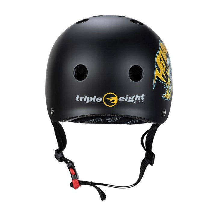 Triple 8 Certified Sweatsaver Skate Helmet Hot Wheels - Lucky Skates