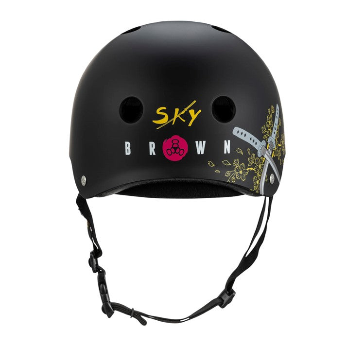 Triple 8 Certified Sweatsaver Skate Helmet Sky Brown - Lucky Skates
