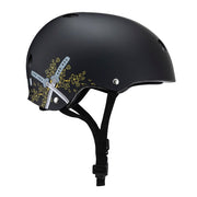 Triple 8 Certified Sweatsaver Skate Helmet Sky Brown Matte Black - Lucky Skates