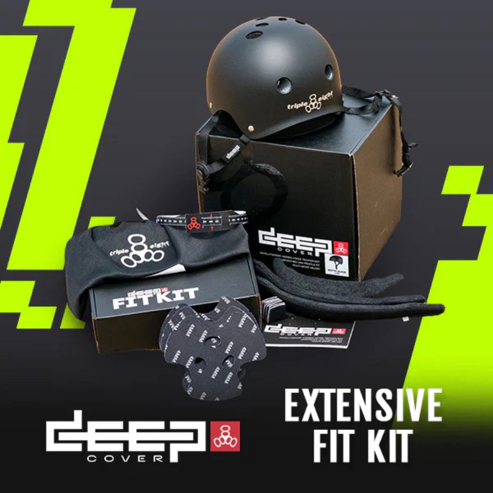 Triple Eight Deep Cover Helmet Kit Padding Set - Lucky Skates 