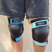 teal blue kids knee pads 