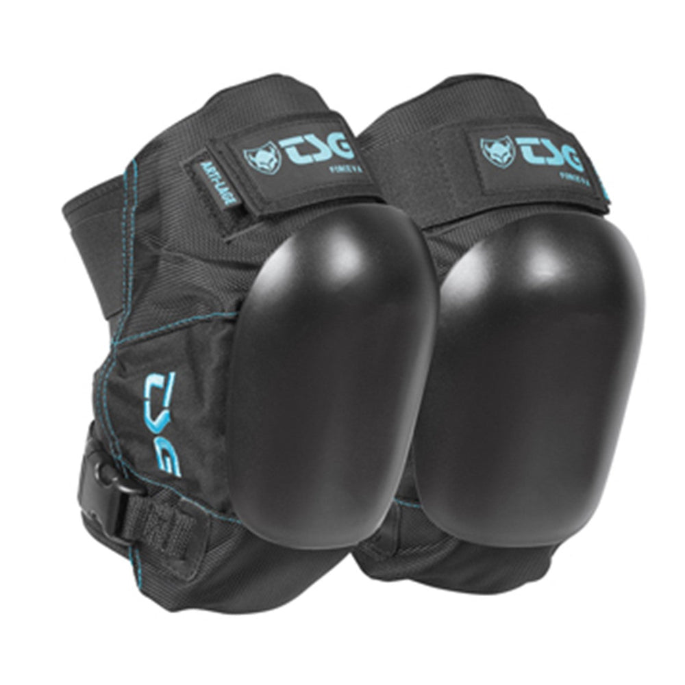 TSG Force V A Knee Pads Black Blue - Lucky Skates