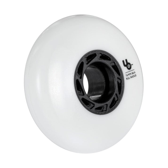 white 76mm rollerblade wheel 