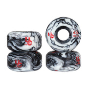 Undercover Anti-Rocker Inline Wheels Black White - 4 Pack - Lucky Skates