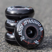 Undercover Bobi Spassov Aggressive Inline Skate Wheels 60mm 90A Black Red White 4 Pack - Lucky Skates 
