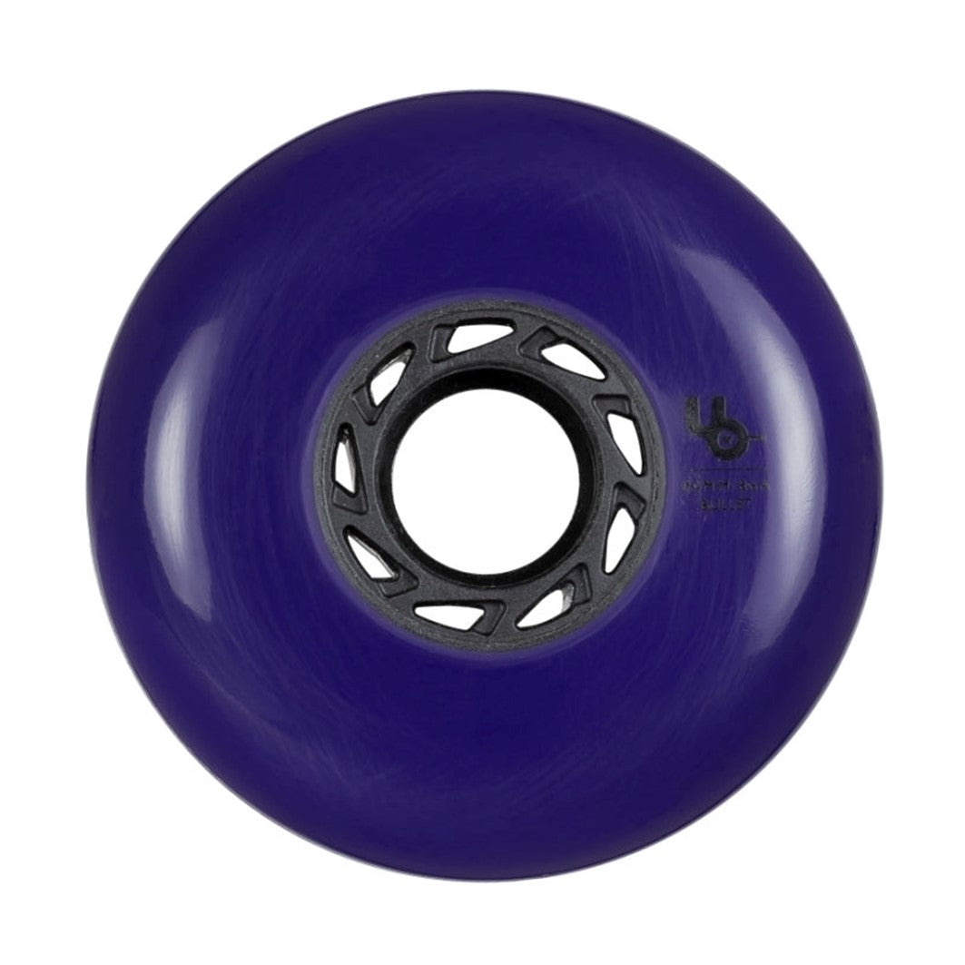 Undercover Bullet Violet Inline Skate Wheel Purple 80mm 86a Dark Purple - Lucky Skates