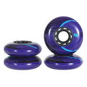 Undercover Cosmic Eclipse Inline Aggressive Wheels Blue 72mm 86a 4 Pack - Lucky Skates