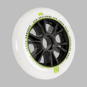 Undercover Earth Inline Speed Wheel Wheel White 110mm 88a White - Lucky Skates