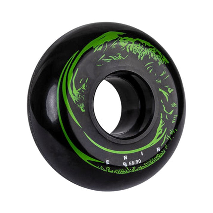 Undercover Eugen Enin Movie Inline Aggressive Wheel Black/Green - 4 Pack - Lucky Skates