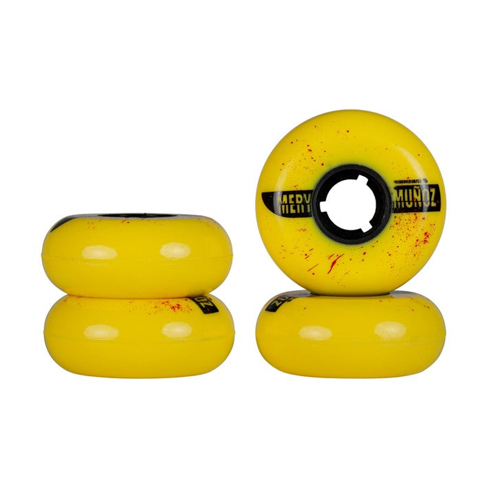 Undercover Mery Munoz Movie Inline Wheels 60mm 90A Yellow - 4 Pack - Lucky Skates