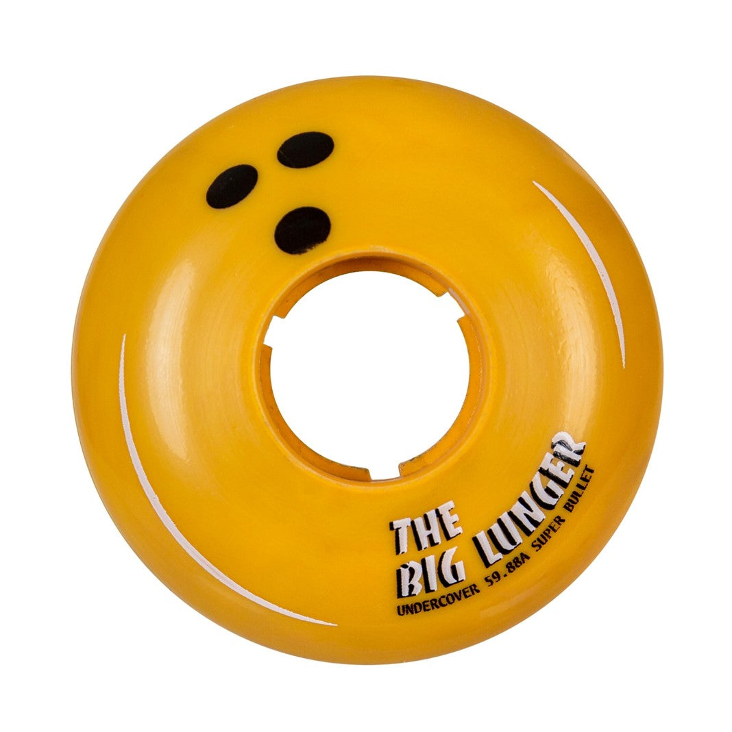 Undercover Movies Joey Lunger Aggressive Inline Wheels Yellow 59mm 88A - Lucky Skates