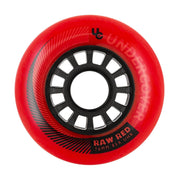 Undercover Raw Red Inline Wheel 76mm 85A - Lucky Skates