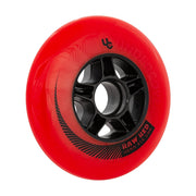 Undercover Raw Red Inline Skate Wheel 100mm 85A - 3 Pack - Lucky Skates