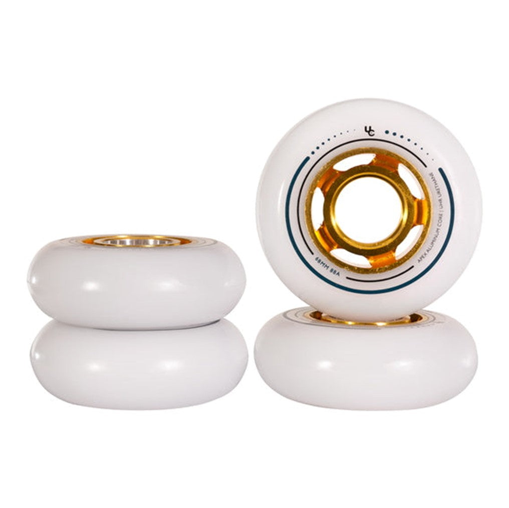 Undercover Roman Abrate Alloy Aggressive Inline Wheels 68mm 85a 4 Pack - Lucky Skates