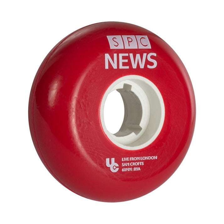 Undercover Sam Croft TV Line Inline Aggressive Wheel Red 60mm 89A - 4 Pack - Lucky Skates