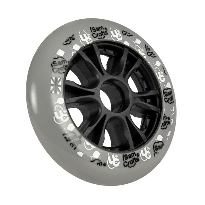 Undercover Sam Crofts Inline Skate Wheels Grey 110mm 85a - Lucky Skates