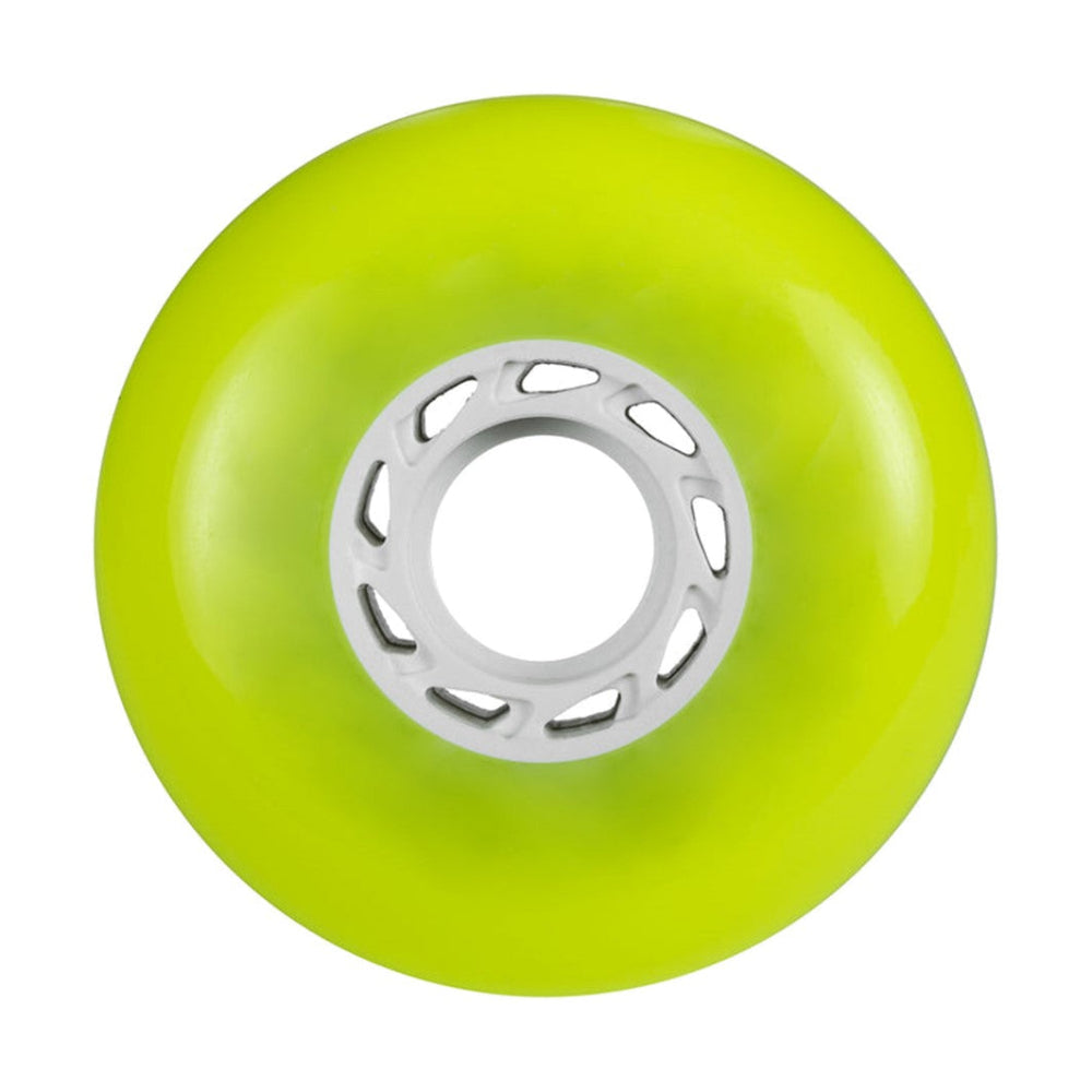 Undercover Team Blank Yellow Inline Skate Wheels 76mm 86A - Lucky Skates