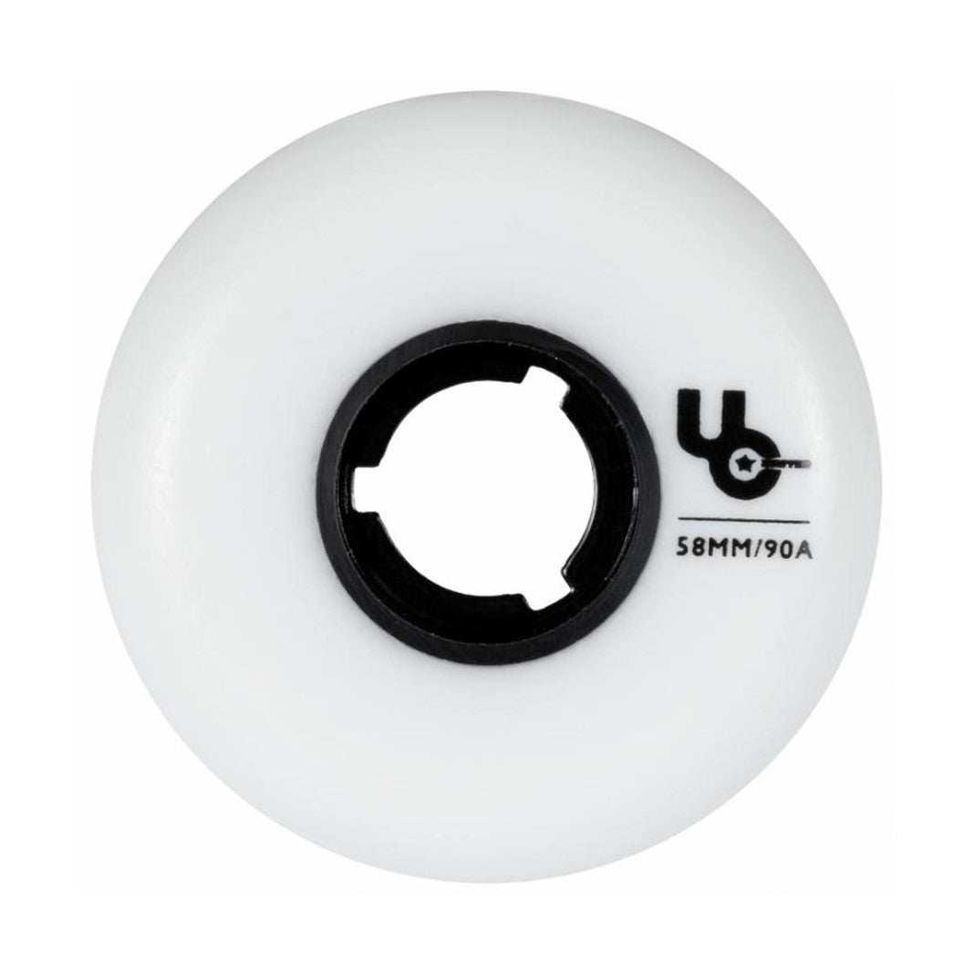 Undercover Team Inline White Wheels - 4 Pack - Lucky Skates
