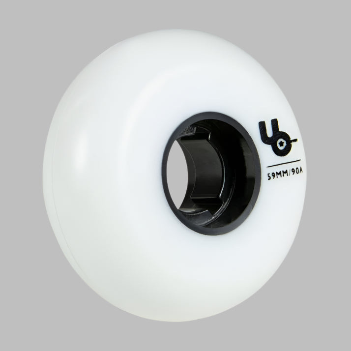 Undercover Team Inline Aggressive Wheel White - 4 Pack - Lucky Skates