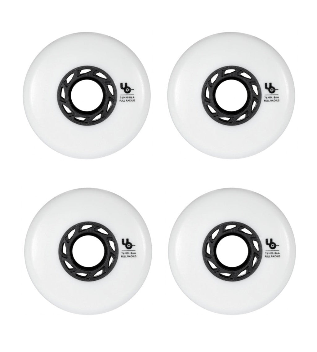 Undercover Team Inline Wheel White - 4 Pack - Lucky Skates