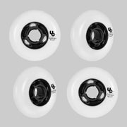 Undercover Team Inline Bullet Wheels White 84mm 86A 4 Pack - Lucky Skates