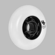 Undercover Team Inline Bullet Skate Wheels White 84mm 86A - Lucky Skates