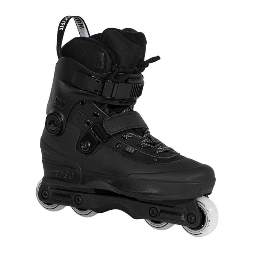 USD Aeon 60 XXI Aggressive Inline Skates Black - Lucky Skates