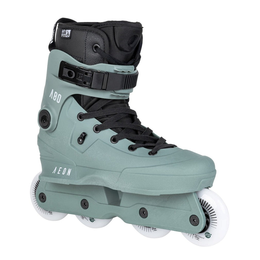 USD Aeon Salvia 80 Aggressive Inline Skates Green - Lucky Skates 