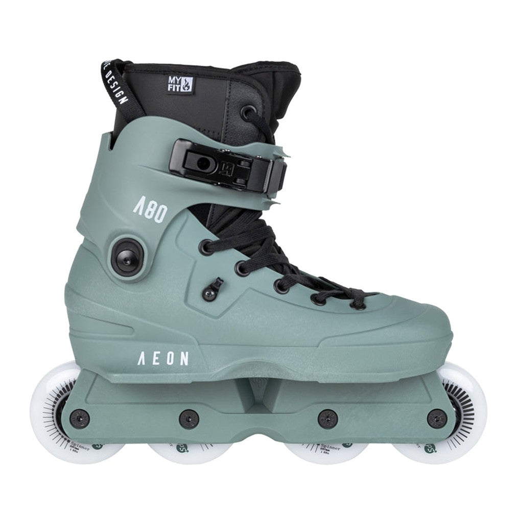 USD Aeon Salvia 80 Aggressive Inline Skates Green - Lucky Skates 