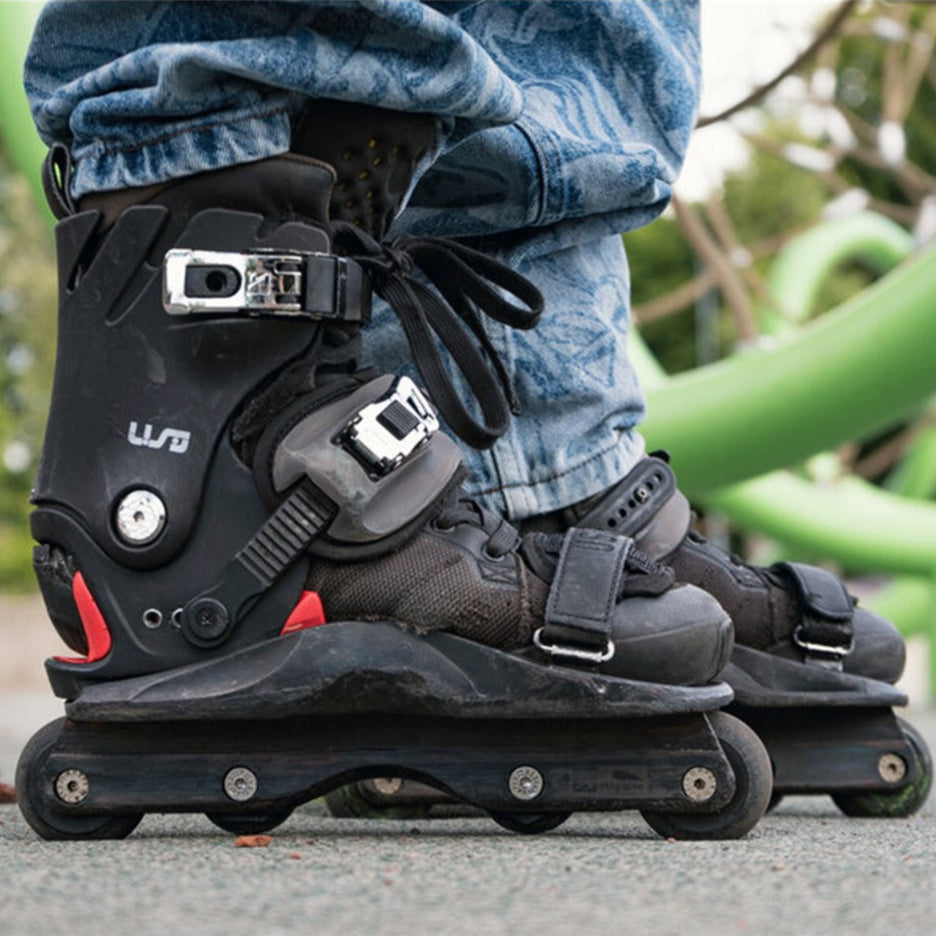 USD Shadow Team 60 Aggressive Inline Skates Brown - Lucky Skates