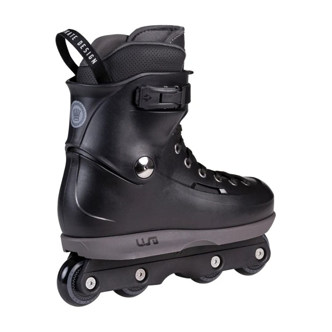 USD Sway Chess Black Grey 60mm Aggressive Inline Skates - Lucky Skates 
