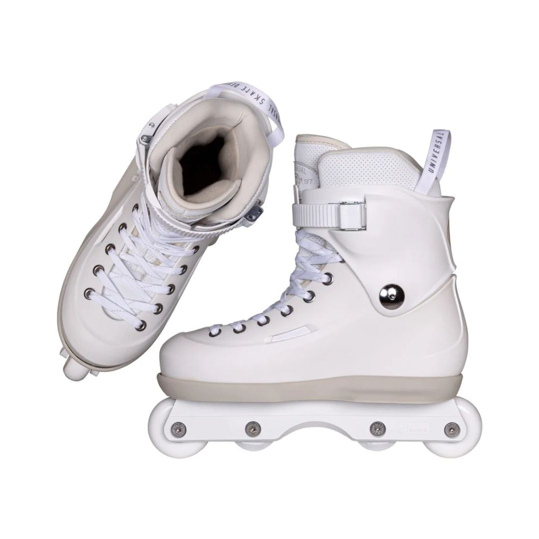 USD Sway Chess White Cream  Aggressive Inline Skates 60mm - Lucky Skates  